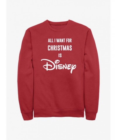 Disney Channel All I Want Is Disney Sweatshirt $16.61 Sweatshirts