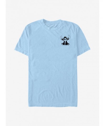 Disney Lilo & Stitch Vintage Lined Stitch T-Shirt $10.99 T-Shirts