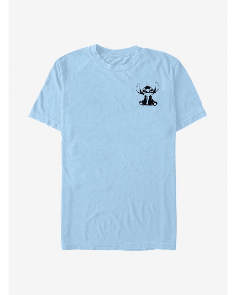 Disney Lilo & Stitch Vintage Lined Stitch T-Shirt $10.99 T-Shirts