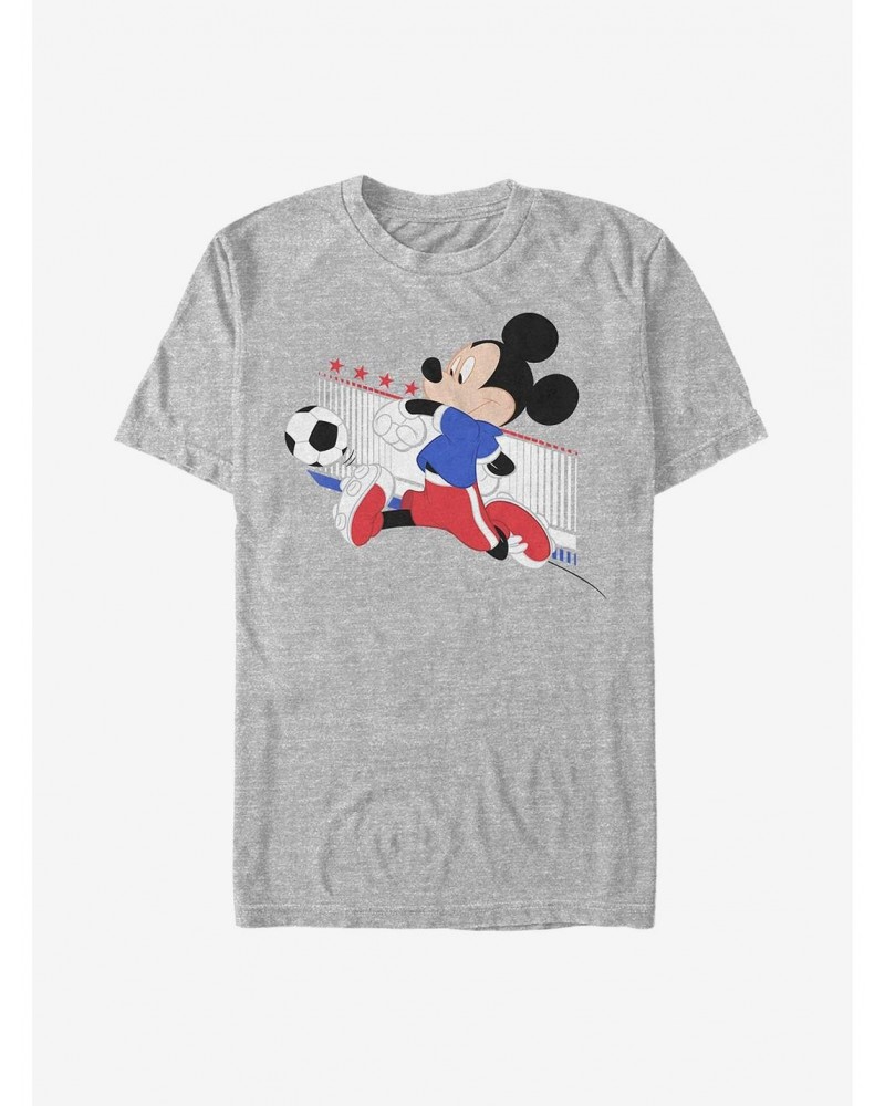 Disney Mickey Mouse France Kick T-Shirt $8.37 T-Shirts
