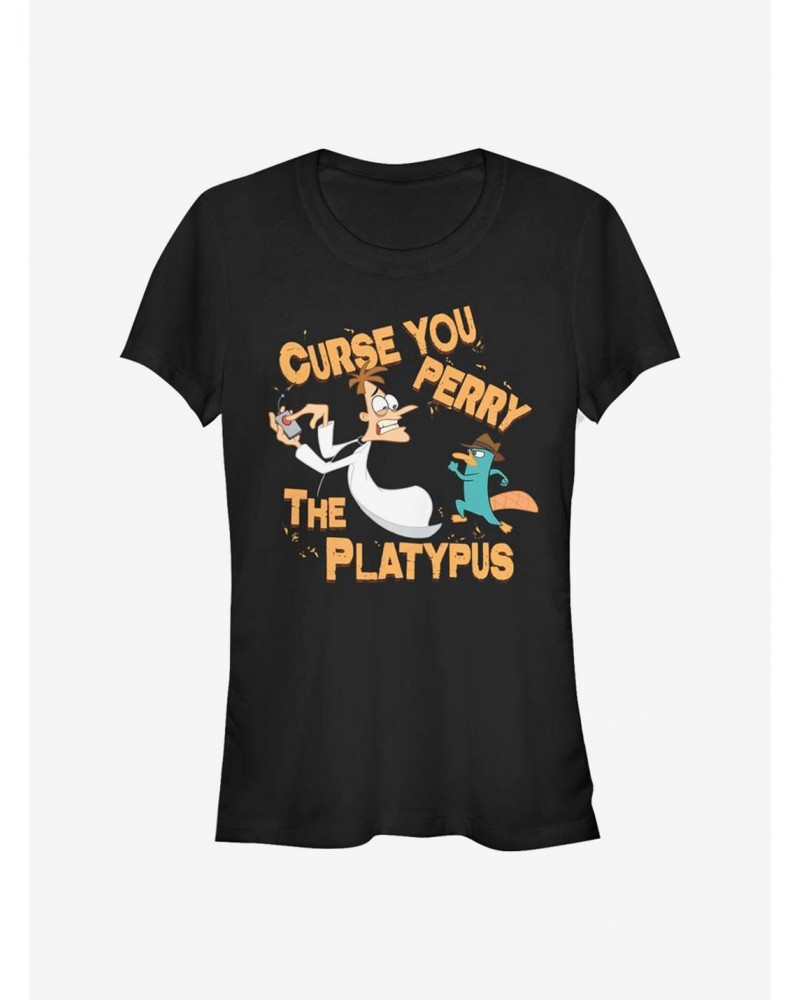 Disney Phineas And Ferb Curse You Girls T-Shirt $10.71 T-Shirts