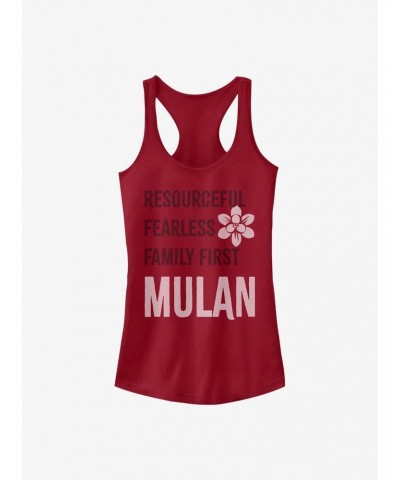 Disney Mulan Mulan List Girls Tank $9.71 Tanks