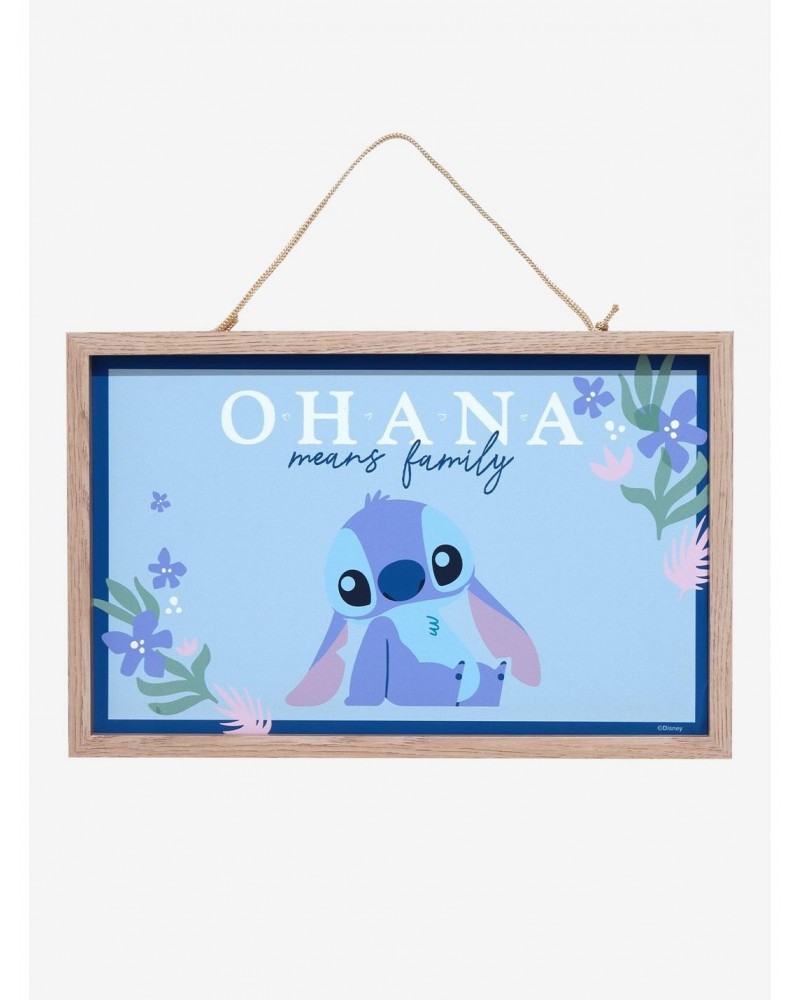 Disney Lilo & Stitch Ohana Means Family Wall Art $10.31 Merchandises