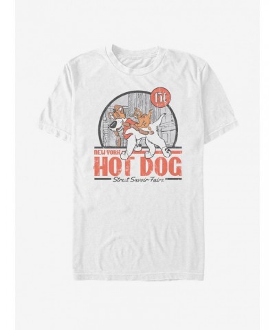 Disney Oliver & Company Oliver Hotdogs T-Shirt $9.32 T-Shirts