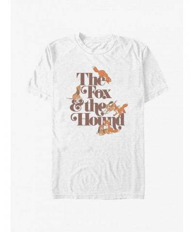 Disney The Fox and the Hound Playful Logo T-Shirt $11.71 T-Shirts