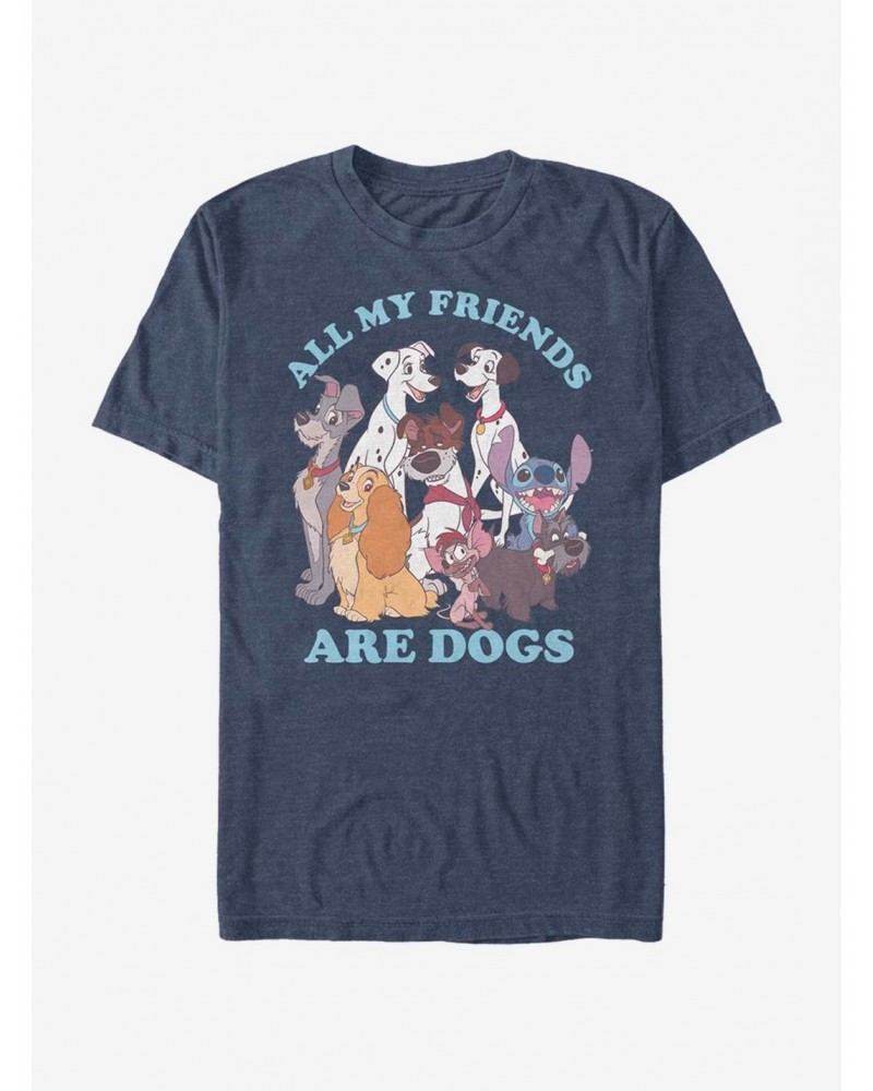 Disney Classic Dog Friends T-Shirt $10.76 T-Shirts