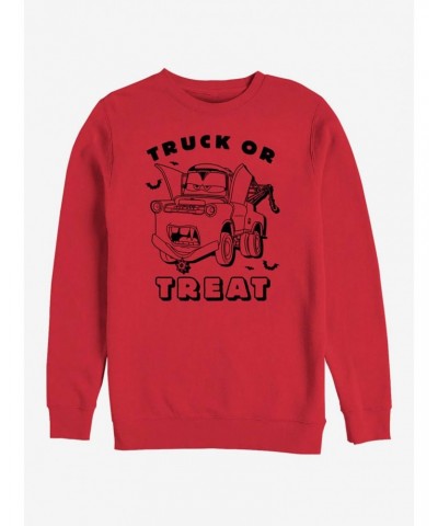 Disney Pixar Cars Truck Or Treat Crew Sweatshirt $12.92 Sweatshirts