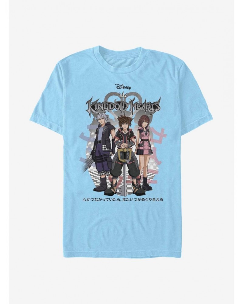Disney Kingdom Hearts Sora Japanese Group T-Shirt $8.13 T-Shirts