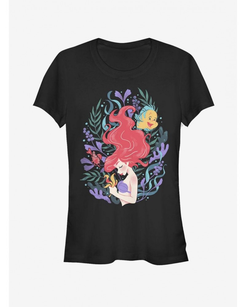 Disney The Little Mermaid Sea Plants Girls T-Shirt $9.96 T-Shirts