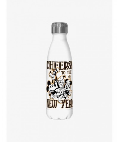 Disney Mickey Mouse Mickey & Friends Cheers To The New Year Water Bottle $8.96 Water Bottles