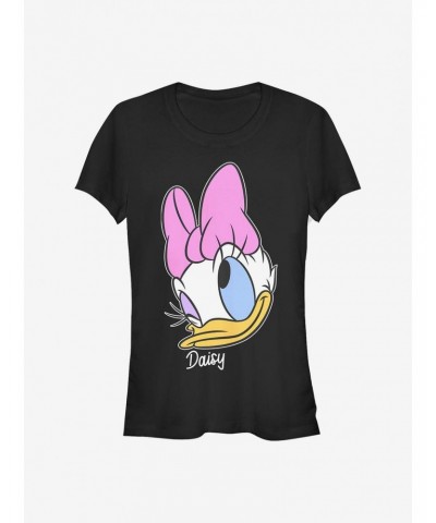 Disney Daisy Duck Daisy Big Face Girls T-Shirt $10.71 T-Shirts