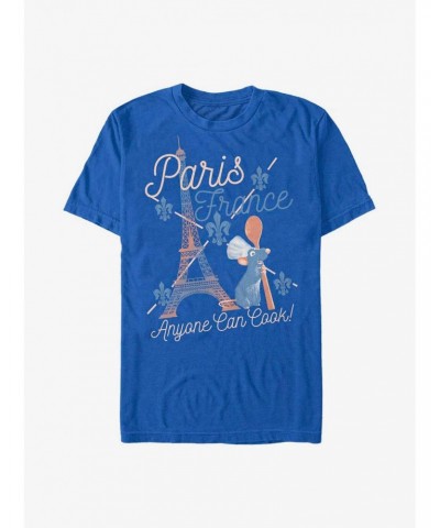 Disney Pixar Ratatouille Paris Anyone Can Cook Extra Soft T-Shirt $8.97 T-Shirts