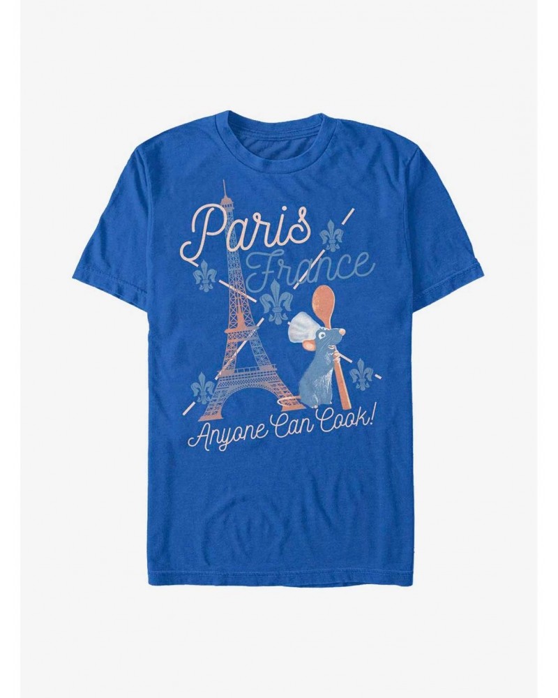 Disney Pixar Ratatouille Paris Anyone Can Cook Extra Soft T-Shirt $8.97 T-Shirts