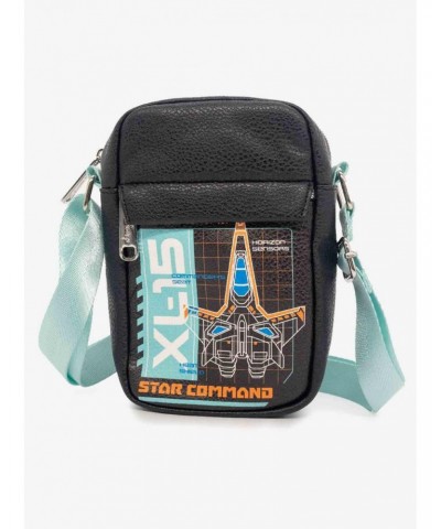 Disney Pixar Lightyear Star Command Spaceship Schematic Vegan Leather Crossbody Bag $7.98 Bags