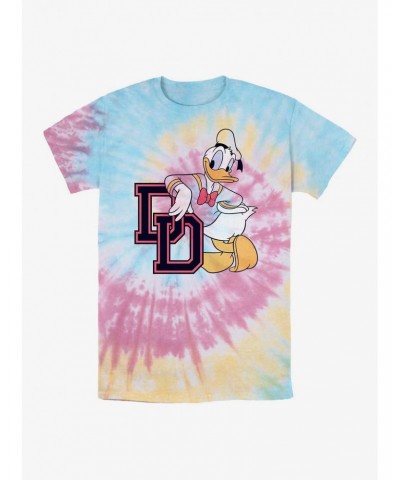 Disney Donald Duck Donald Collegiate Tie Dye T-Shirt $10.88 T-Shirts