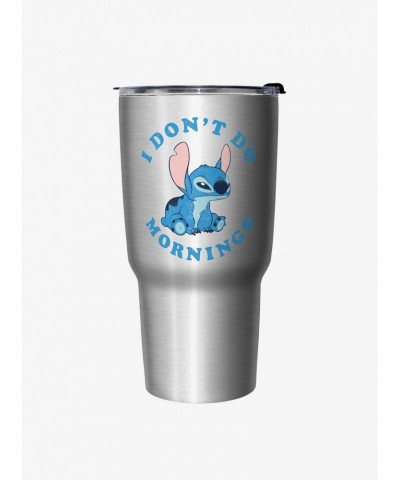 Disney Lilo & Stitch No Mornings Travel Mug $11.66 Mugs