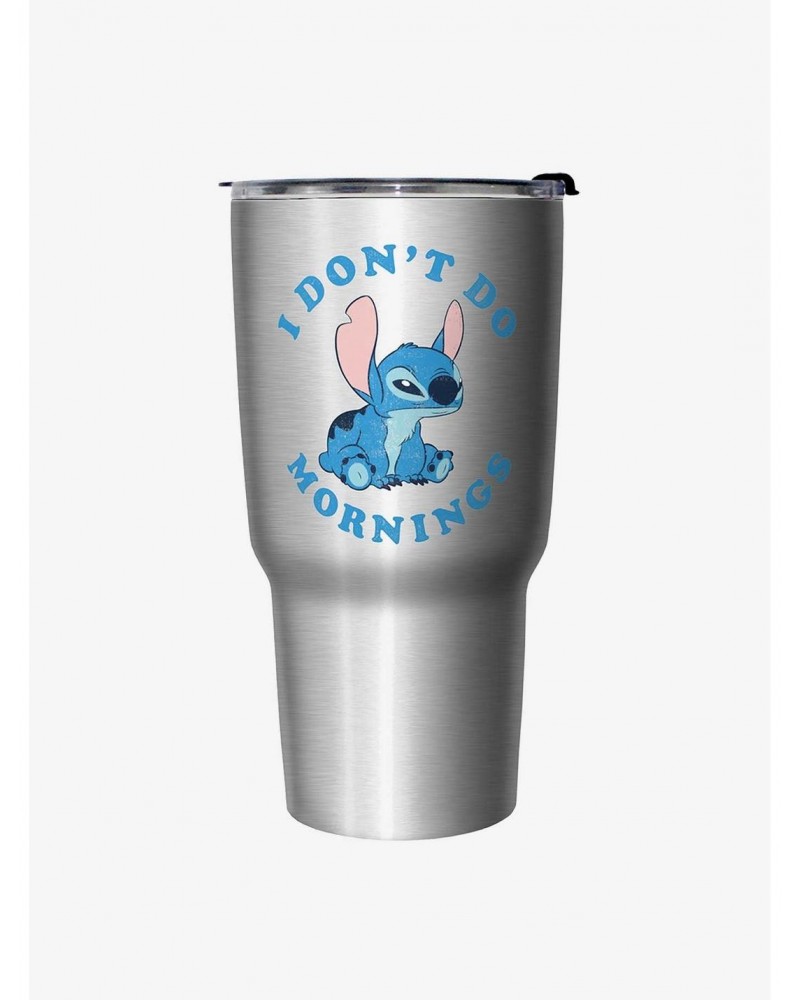 Disney Lilo & Stitch No Mornings Travel Mug $11.66 Mugs