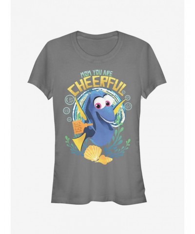 Disney Pixar Finding Dory Cheerful Mom Girls T-Shirt $12.45 T-Shirts