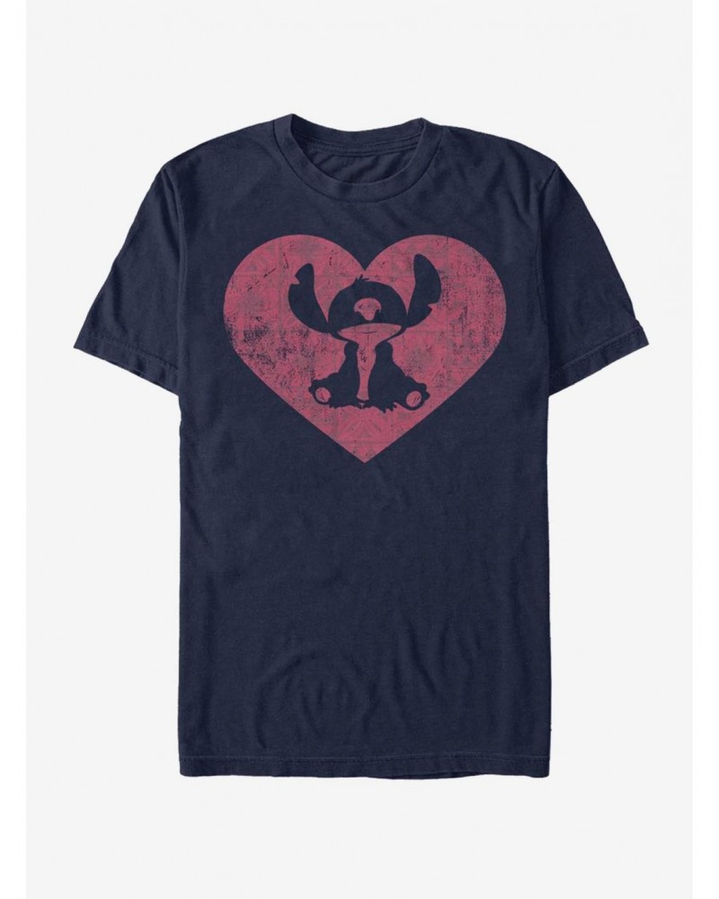 Disney Lilo & Stitch Stitch Heart T-Shirt $11.71 T-Shirts