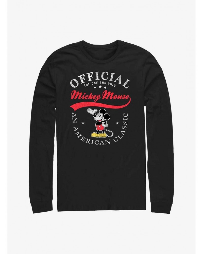 Disney Mickey Mouse Classic Mickey Long-Sleeve T-Shirt $13.82 T-Shirts