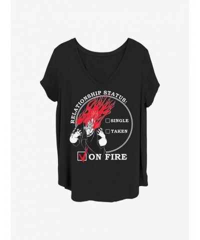 Disney Hercules Relationship On Fire Girls T-Shirt Plus Size $13.29 T-Shirts