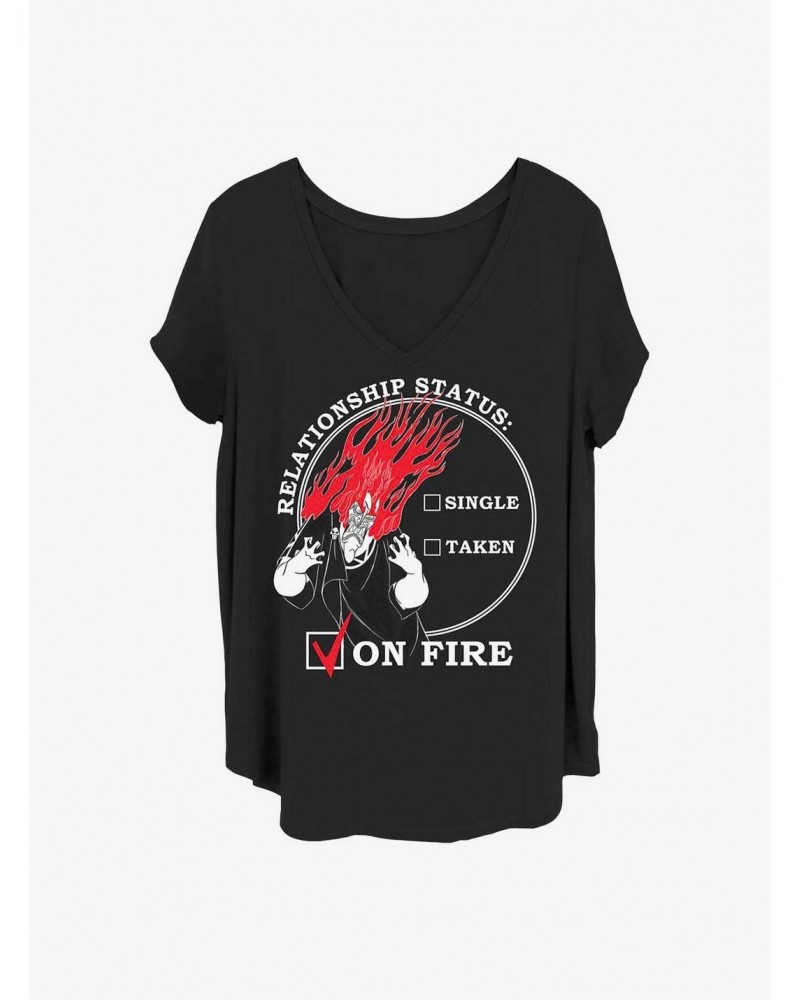 Disney Hercules Relationship On Fire Girls T-Shirt Plus Size $13.29 T-Shirts