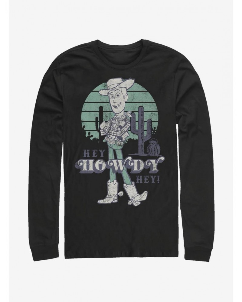 Disney Pixar Toy Story 4 Howdy Hey Long-Sleeve T-Shirt $11.84 T-Shirts