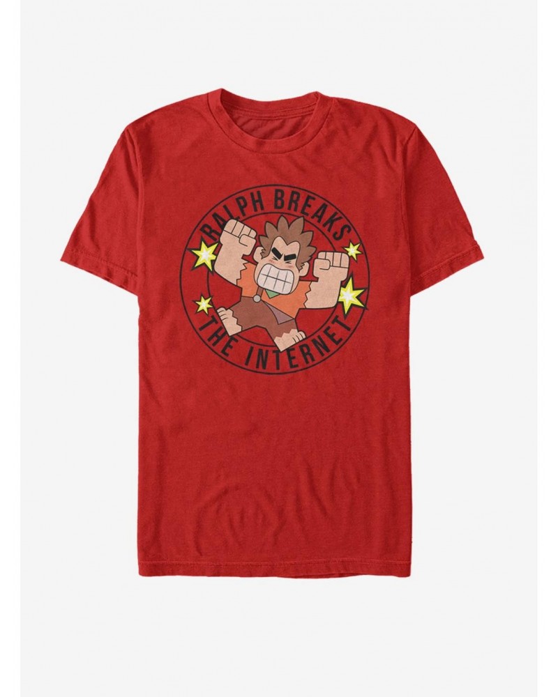 Disney Wreck-It Ralph Wreck Round Linear T-Shirt $9.80 T-Shirts