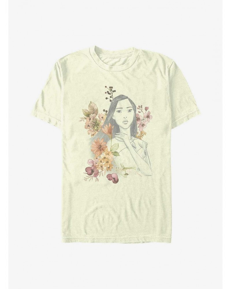 Disney Pocahontas Earth Day Pocahontas Sketch T-Shirt $9.80 T-Shirts
