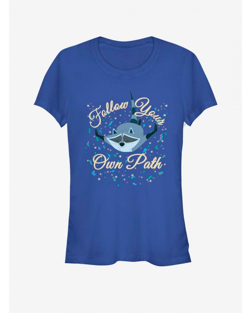 Disney Pocahontas Meeko Falling Girls T-Shirt $7.97 T-Shirts