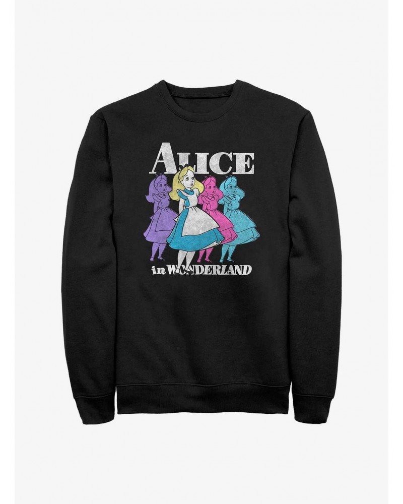 Disney Alice in Wonderland Trippy Alice Sweatshirt $13.28 Sweatshirts