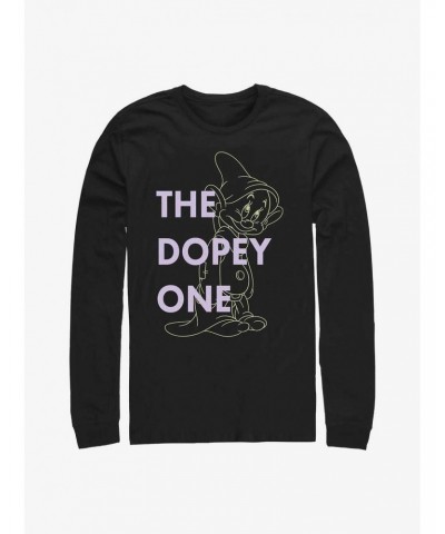 Disney Snow White and the Seven Dwarfs One Dopey Dwarf Long-Sleeve T-Shirt $12.83 T-Shirts