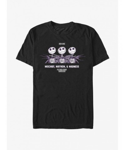 Disney The Nightmare Before Christmas King Jack Mischief, Mayhem, & Madness T-Shirt $11.95 T-Shirts