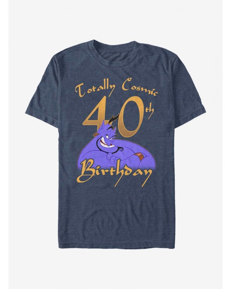 Disney Aladdin Genie 40th Birthday T-Shirt $11.71 T-Shirts
