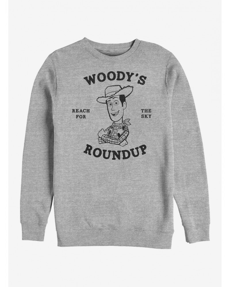 Disney Pixar Toy Story 4 Woody's Roundup Crew Sweatshirt $11.44 Sweatshirts