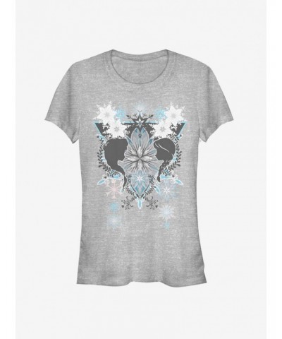Disney Frozen Snowflake Boho Girls T-Shirt $7.72 T-Shirts