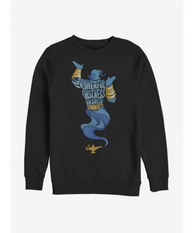 Disney Aladdin 2019 Another All Powerful Genie Sweatshirt $16.97 Sweatshirts