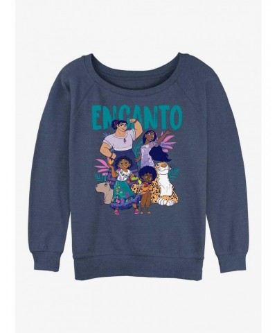 Disney Encanto Family Together Girls Slouchy Sweatshirt $16.61 Sweatshirts