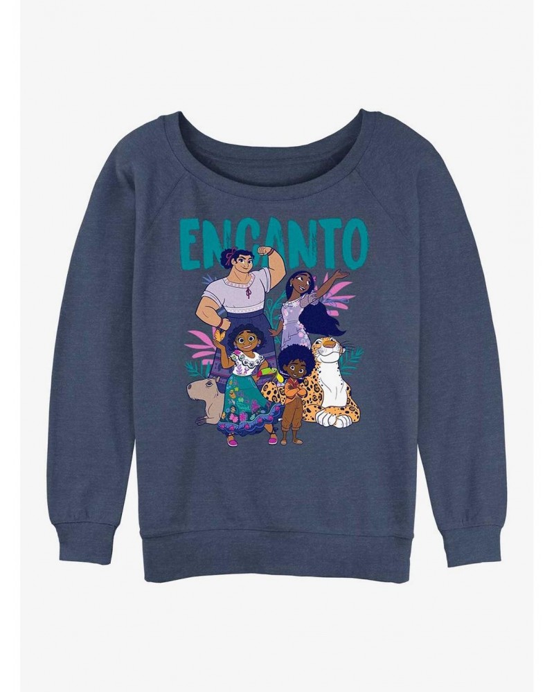 Disney Encanto Family Together Girls Slouchy Sweatshirt $16.61 Sweatshirts