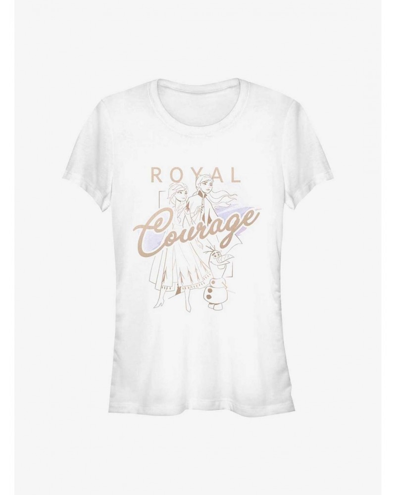 Disney Frozen 2 Royal Courage Girls T-Shirt $9.46 T-Shirts
