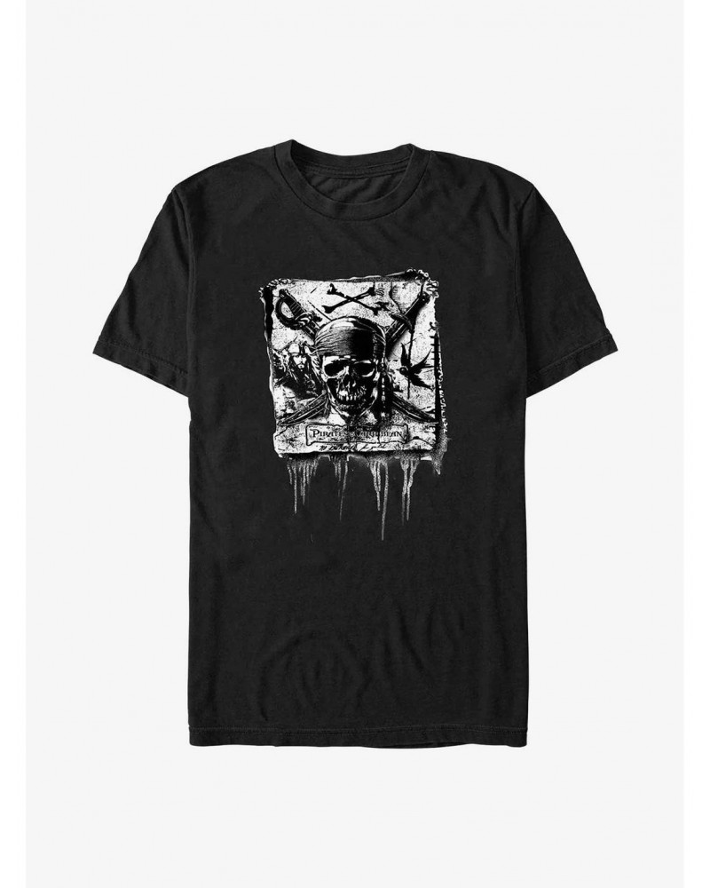 Disney Pirates of the Caribbean Skulls and Swords Extra Soft T-Shirt $10.17 T-Shirts