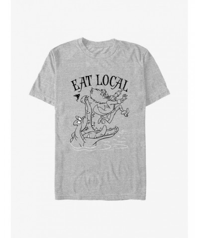 Disney Peter Pan Captain Hook Eat Local T-Shirt $11.23 T-Shirts