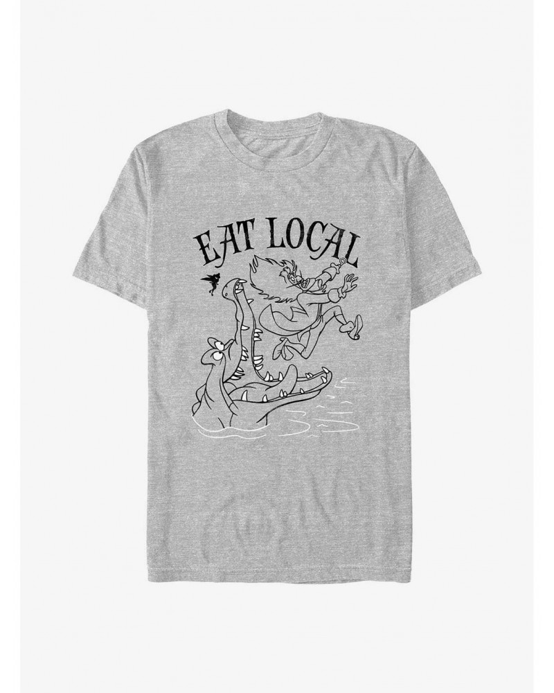 Disney Peter Pan Captain Hook Eat Local T-Shirt $11.23 T-Shirts
