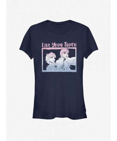 Disney Frozen 2 Live Your Trugh Girls T-Shirt $11.95 T-Shirts