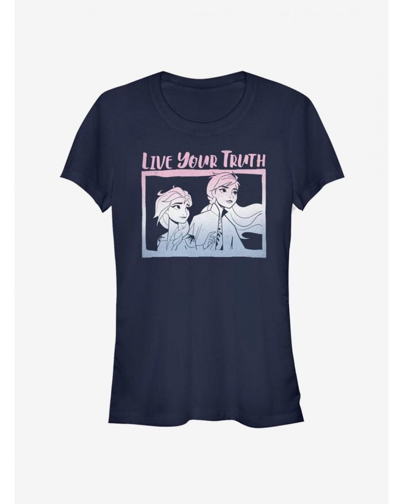 Disney Frozen 2 Live Your Trugh Girls T-Shirt $11.95 T-Shirts