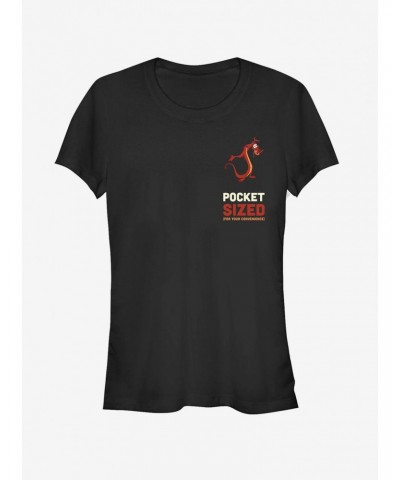 Disney Mushu Pocket Sized Girls T-Shirt $10.21 T-Shirts