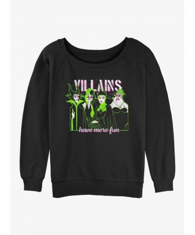 Disney Villains Grunge Villains Have More Fun Girls Sweatshirt $18.08 Sweatshirts
