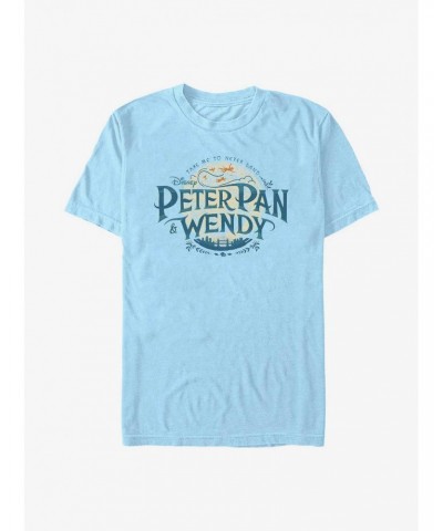 Disney Peter Pan & Wendy Movie Title Badge T-Shirt $8.60 T-Shirts