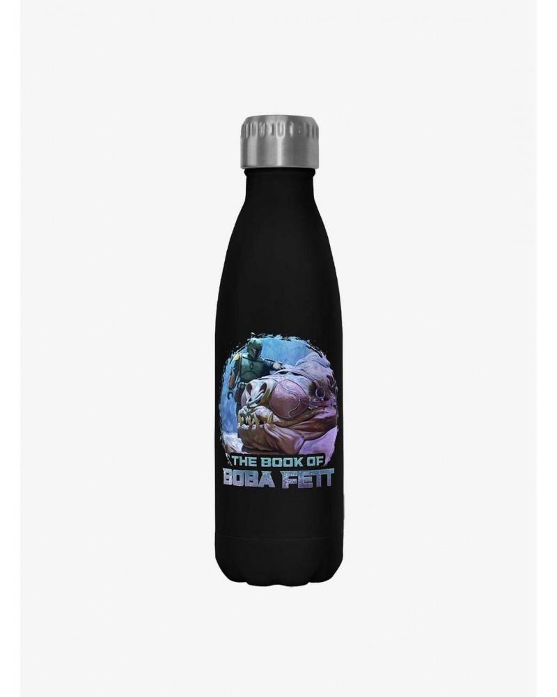 Star Wars The Book of Boba Fett Got Your Back Black Stainless Steel Water Bottle $9.71 Water Bottles