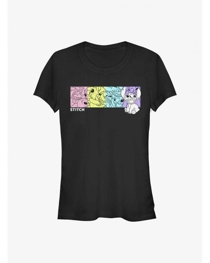 Disney Lilo & Stitch Colorful Stitches Girls T-Shirt $11.45 T-Shirts
